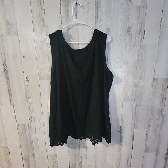 NWT Kenneth Cole Reaction Plus Size Sleeveless Blouse - Picture 6 of 6